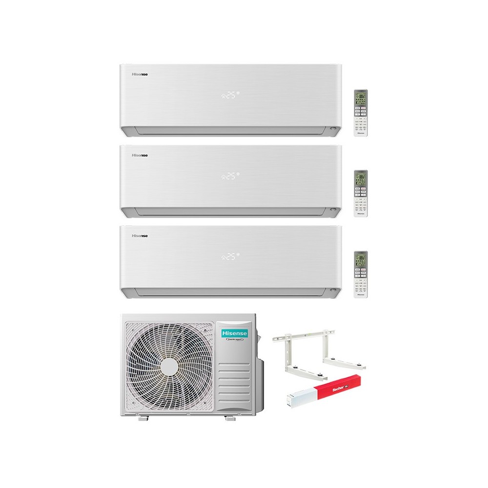 Climatizzatore Hisense Energy pro x trialsplit 9+12+12 con OMAGGIO
